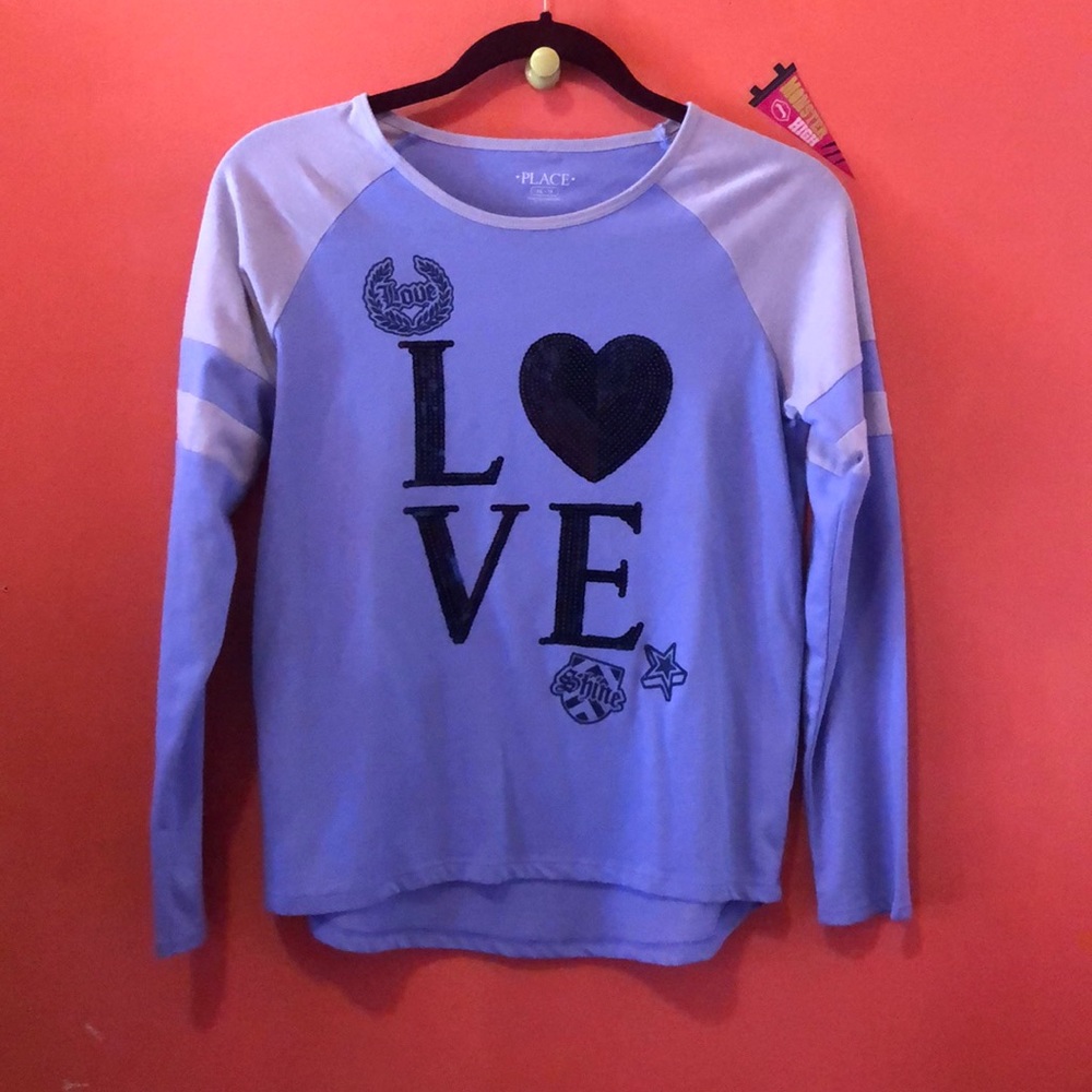 Sequins LOVE top